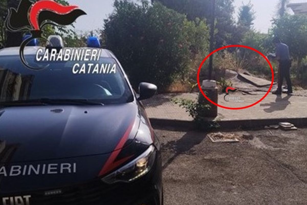 Abbandona rifiuti pericolosi nel giardino condominiale: denunciato 31enne a Riposto