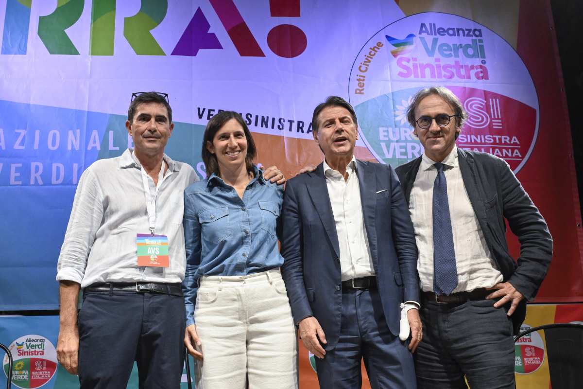 Conte, Schlein, Fratoianni e Bonelli sfidano il centro-destra: “Regionali? Vinceremo 6 a 1”