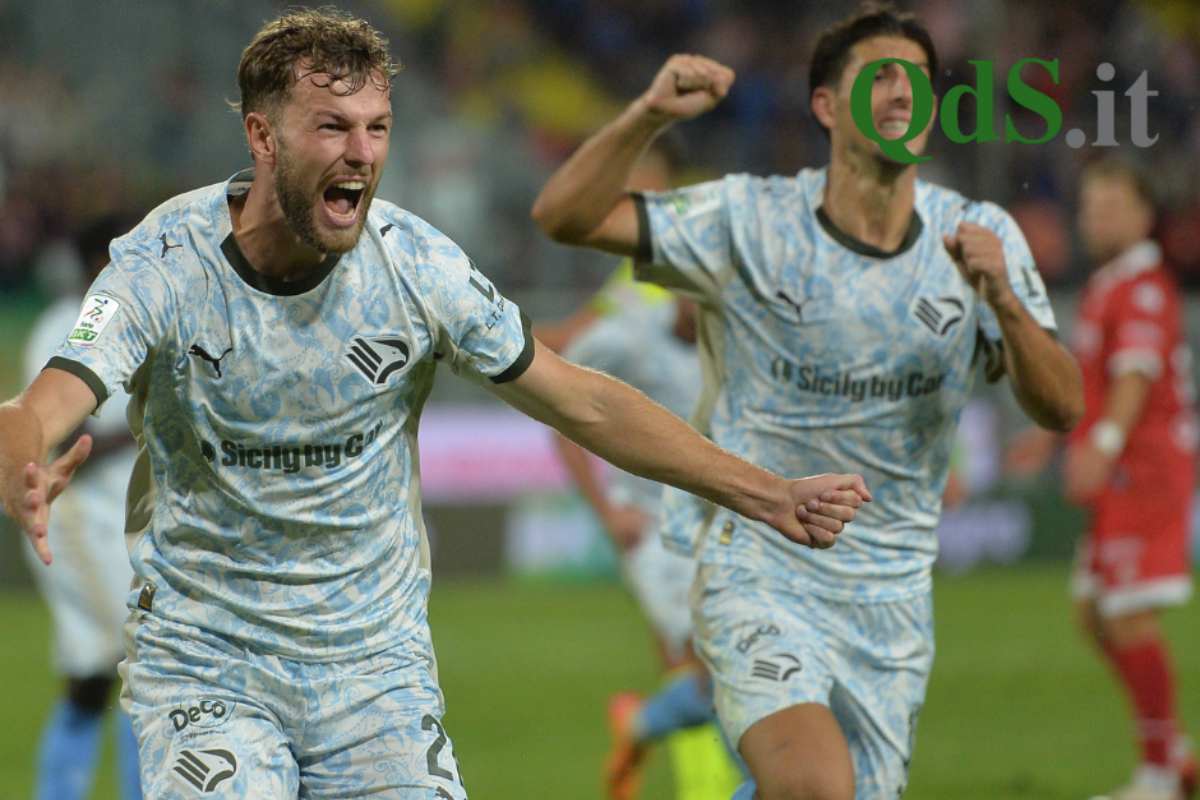 FOTO | Palermo, 2-0 al Bari: i rosanero mantengono la vetta della Serie B al “Barbera”