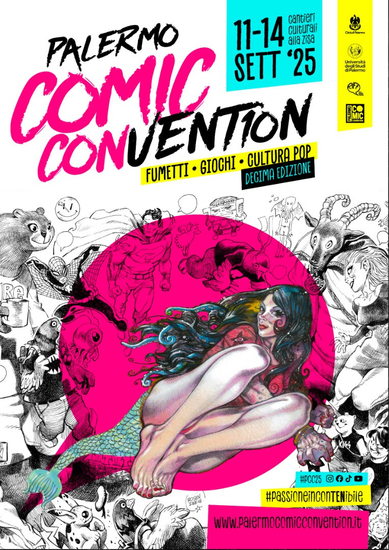 Palermo Comic Convention 2025: tutto pronto per la decima edizione