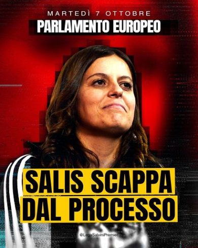 Salis, Salvini: vergogna, salvata anche da qualcuno di centrodestra