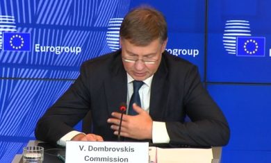 Manovra, Dombrovskis: pareri Commissione Ue il 23 novembre