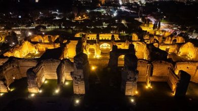 Notturno Imperiale, al via le visite alle Terme di Caracalla by night