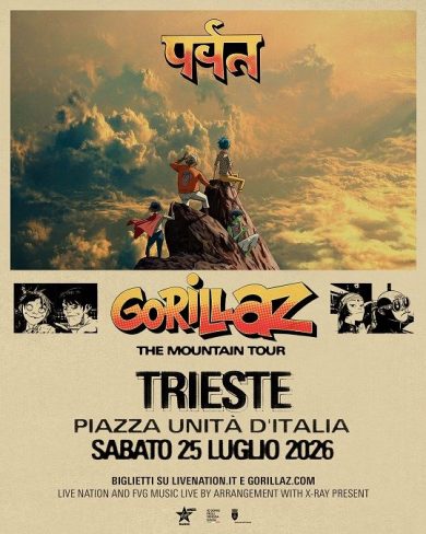 I Gorillaz festeggieranno 25 anni di carriera con un live a Trieste