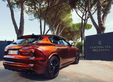 Maserati e Marchesi Antinori presentano “Grecale Tributo Il Bruciato”