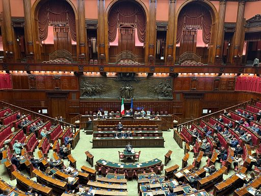 M.O., informativa Tajani in aula Camera, vuoti i banchi del governo M.O., informativa Tajani in aula Camera, vuoti i banchi del governo