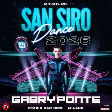 Gabry Ponte tornerà a far ballare con “San Siro Dance 2026″