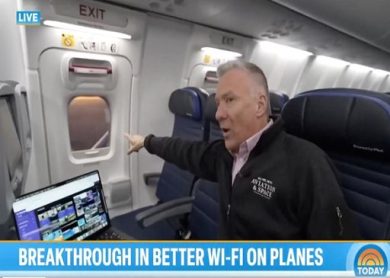 Starlink, prima trasmissione TV in diretta da un volo Commerciale