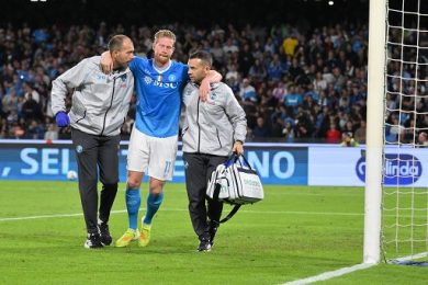 Calcio, Napoli, lesione al bicipite femorale per De Bruyne