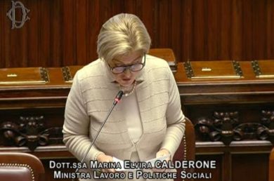 Lavoro, Calderone: stop assistenzialismo, siamo passati al lavoro vero