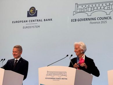 Lagarde scherza: a Firenze grazie a Bankitalia “posizione magnifica”