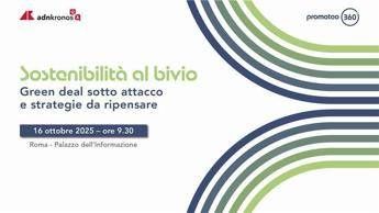 ‘Sostenibilità al bivio’, il 16 ottobre l’evento Adnkronos Q&A