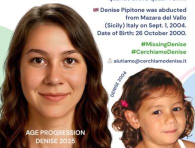 Domenica i 25 anni di Denis Pipitone: ecco come potrebbe essere adesso la bimba