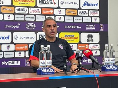 Verso Casertana-Catania, Toscano: “Sarà una gara di consolidamento, l’abbiamo preparata bene”