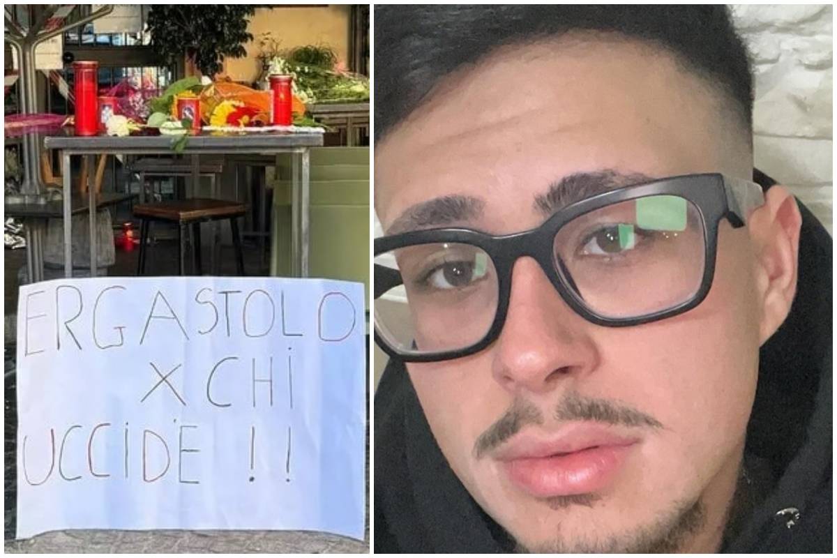 “Ergastolo per chi uccide”, la scritta davanti al luogo dell’omicidio di Paolo Taormina