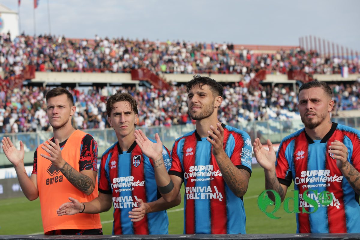 Catania, 2-0 alla Salernitana: è -1 dalla vetta nel segno di Cicerelli e Forte – FOTO
