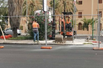 Manutenzione dei marciapiedi a Palermo: cantieri al Foro Italico, via Sampolo e altre zone
