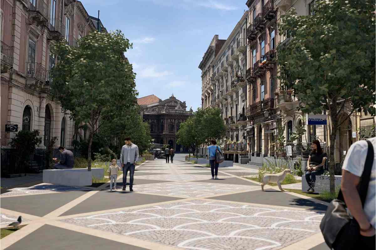 FOTO | Catania, restauro del Teatro Massimo e della nuova Piazza Bellini