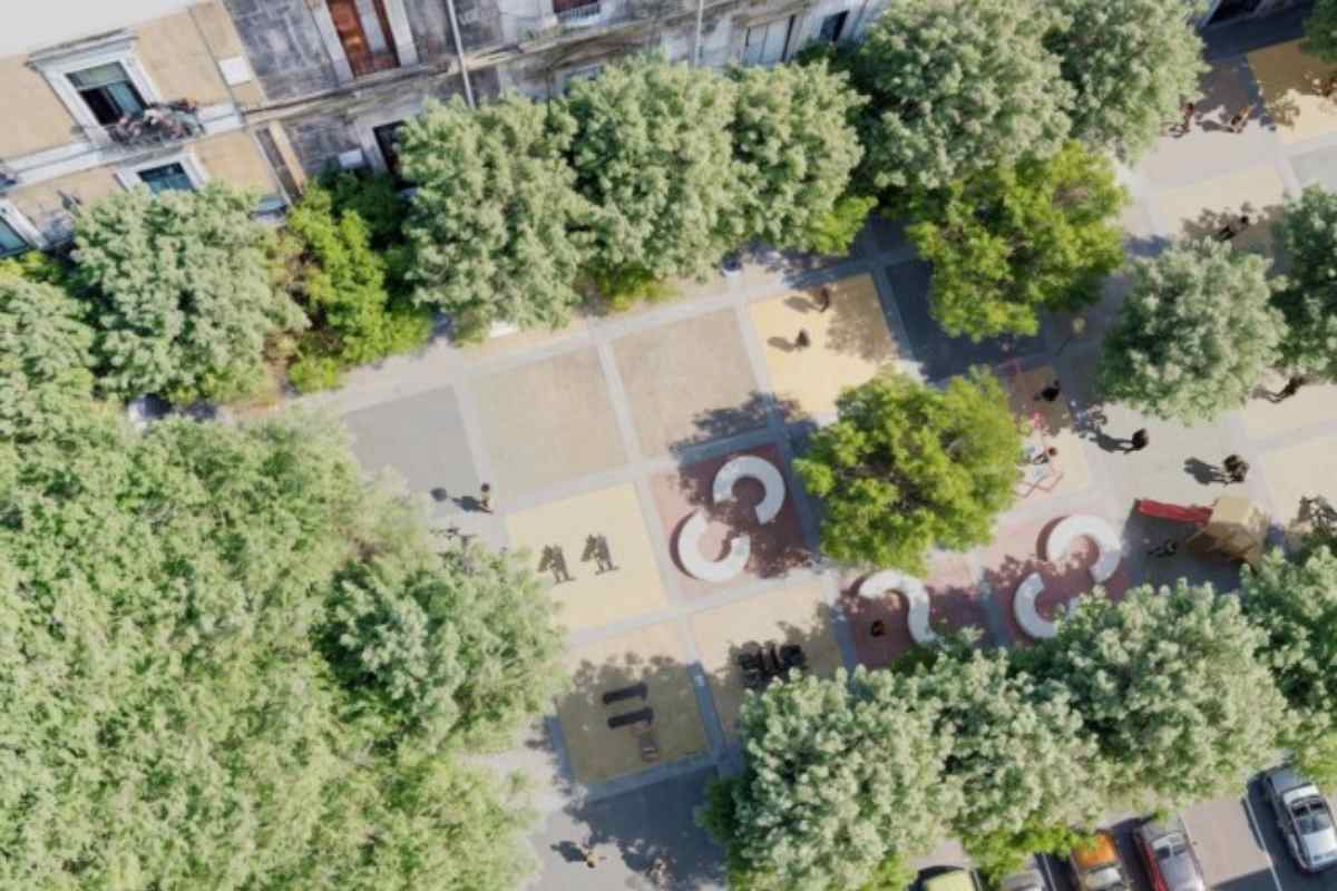 FOTO | Catania, al via la riqualificazione di Piazza Pietro Lupo e Piazza Angelo Majorana