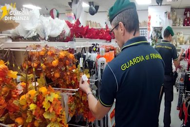 Articoli di Halloween non sicuri, a Catania maxi sequestro e oltre 25mila euro di sanzioni