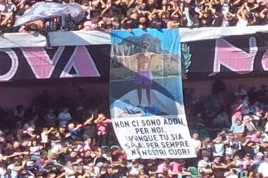 Paolo Taormina ricordato al Barbera, cori e striscioni prima di Palermo-Modena