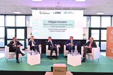 “Sunrise for Banco Alimentare”, un modello: inaugurato il primo impianto solare solidale della Sicilia 