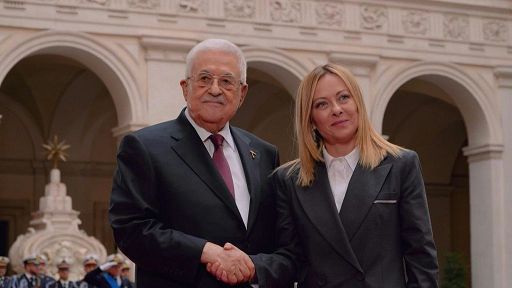 M.O., Abu Mazen a Meloni: Italia riconosca lo Stato palestinese