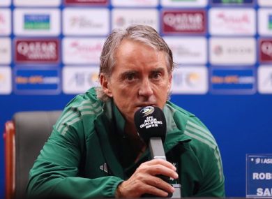 Calcio, Ufficiale, Roberto Mancini all’Al-Sadd