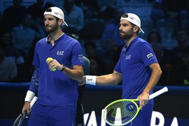 Tennis, Bolelli e Vavassori sconfitti alle Atp finals