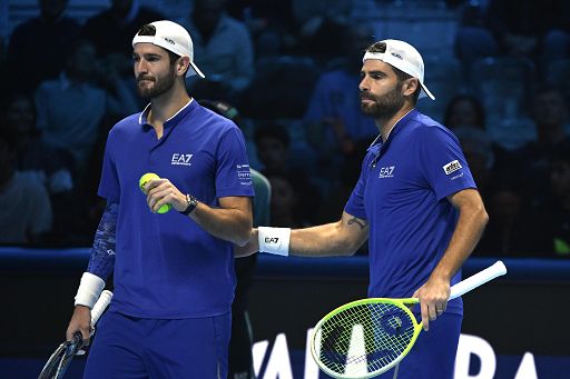 Tennis, Bolelli e Vavassori sconfitti alle Atp finals