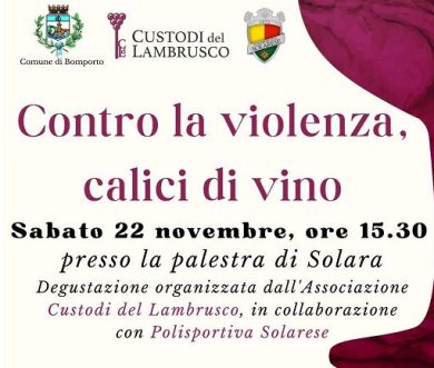 Il 22 novembre degustazione benefica dei Custodi del Lambrusco