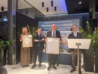 A Giovanni Fileni premio a carriera dell’associazione GioMarche