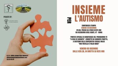 Salute, serata di beneficenza “Insieme per l’autismo”
