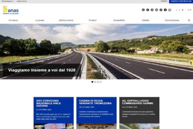 Anas, online il nuovo sito: prosegue l’evoluzione digitale dell’azienda