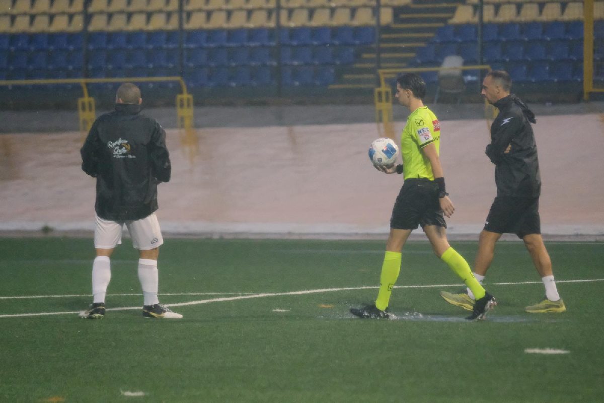 Maltempo, impraticabile il campo del Velodromo: sospesa Athletic Club Palermo-Nissa