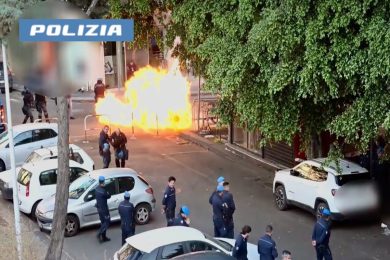 Operazione Ipogeo a Catania: fuoco, violenza e scontri con la polizia. Scattano gli arresti – VIDEO