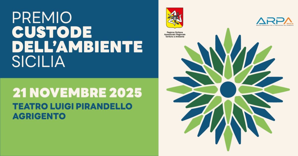 Al Teatro Pirandello di Agrigento la prima edizione del premio “Custode dell’Ambiente”