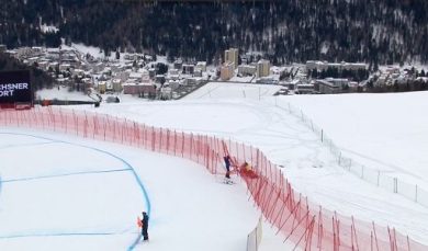 Sci, Gisin è caduta nella prova di St. Moritz: è in ospedale