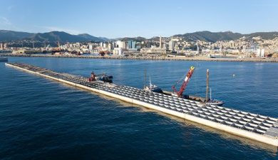 Genova, Webuild: posato il quindicesimo cassone della diga foranea