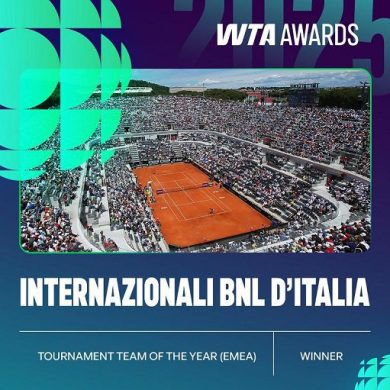 Tennis, Wta premia team Internazionali Bnl d’Italia: “Lavoro eccezionale”