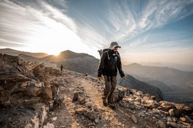 Trekking, Highlander compie cinque anni sulle montagne di Ras Al Khaimah