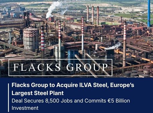 Ex Ilva, accordo per vendita al fondo Usa Flacks, Stato terrà 40%