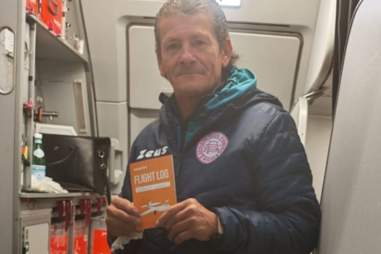 A 60 anni il primo volo: un weekend da ricordare per il magazziniere dell’Athletic Palermo