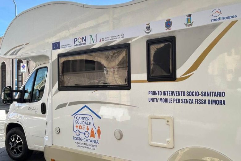 “Camper Solidale” a Catania, l’iniziativa per offrire assistenza alle persone senza dimora