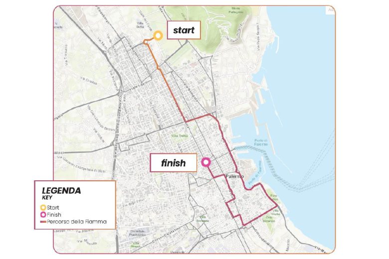 La Fiamma Olimpica arriva a Palermo: ecco il percorso. La fiaccola anche nei mercati storici di Ballarò e Vucciria