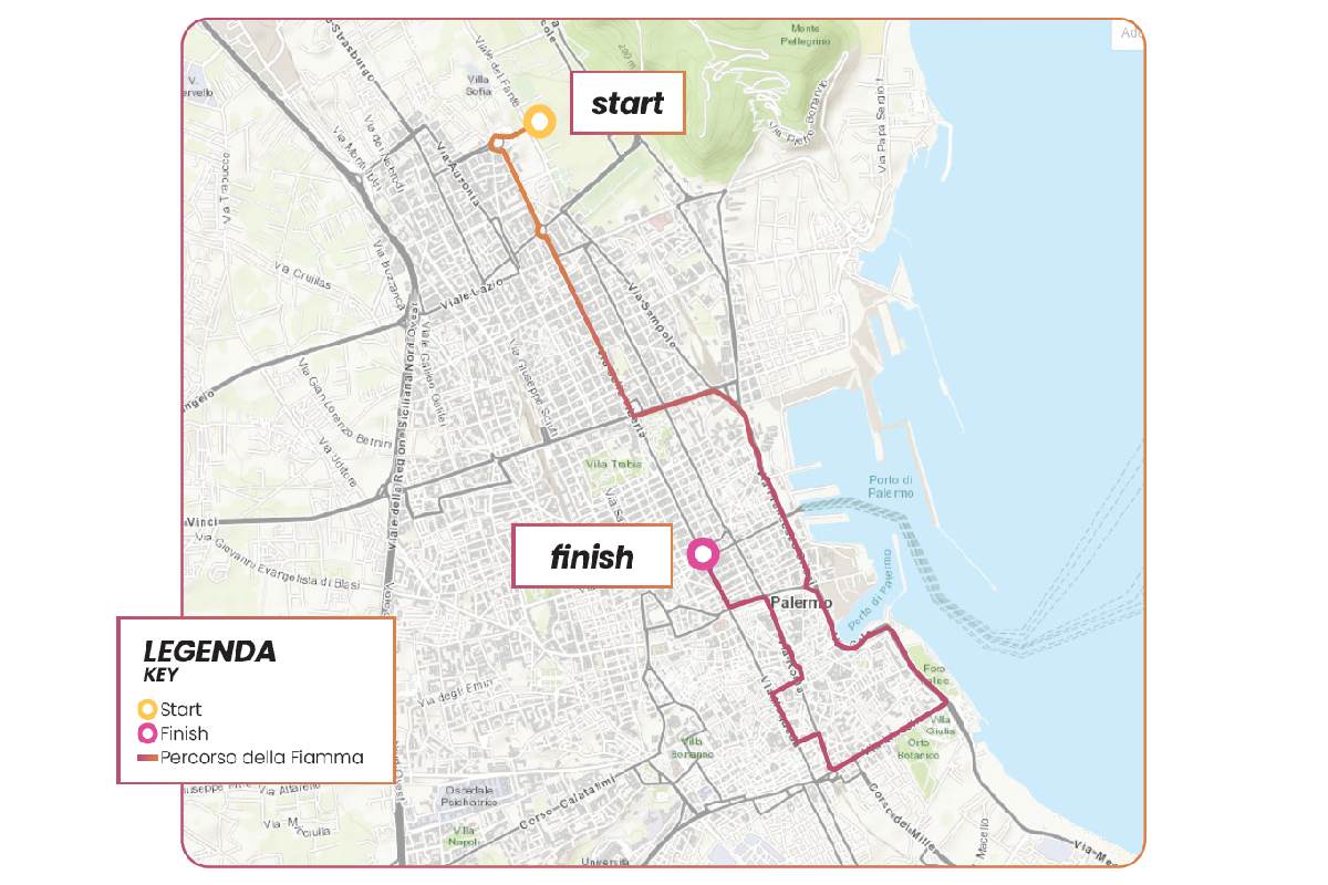 La Fiamma Olimpica arriva a Palermo: ecco il percorso. La fiaccola anche nei mercati storici di Ballarò e Vucciria
