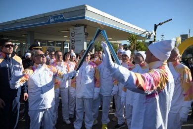 La Fiamma Olimpica illumina il territorio gelese