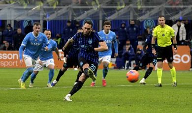 Calcio, Inter, infortunio Calhanoglu domani gli esami