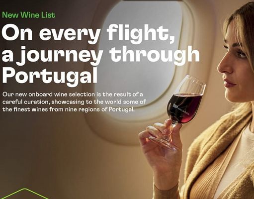 TAP Air Portugal: nella nuova lista vini 55 etichette portoghesi