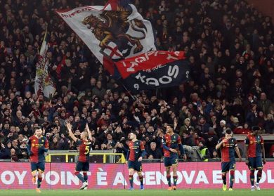 Calcio, Genoa-Cagliari 3-0, rossoblù travolgenti
